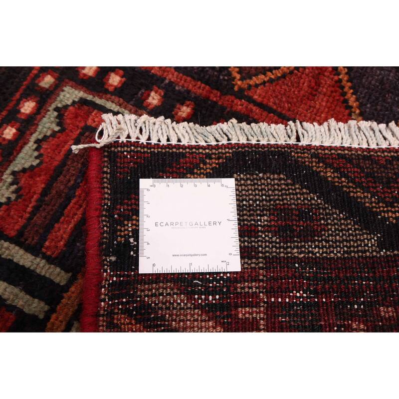 ECARPETGALLERY Hand-knotted Melis Vintage Red Wool Rug - 4'10 x 8'0