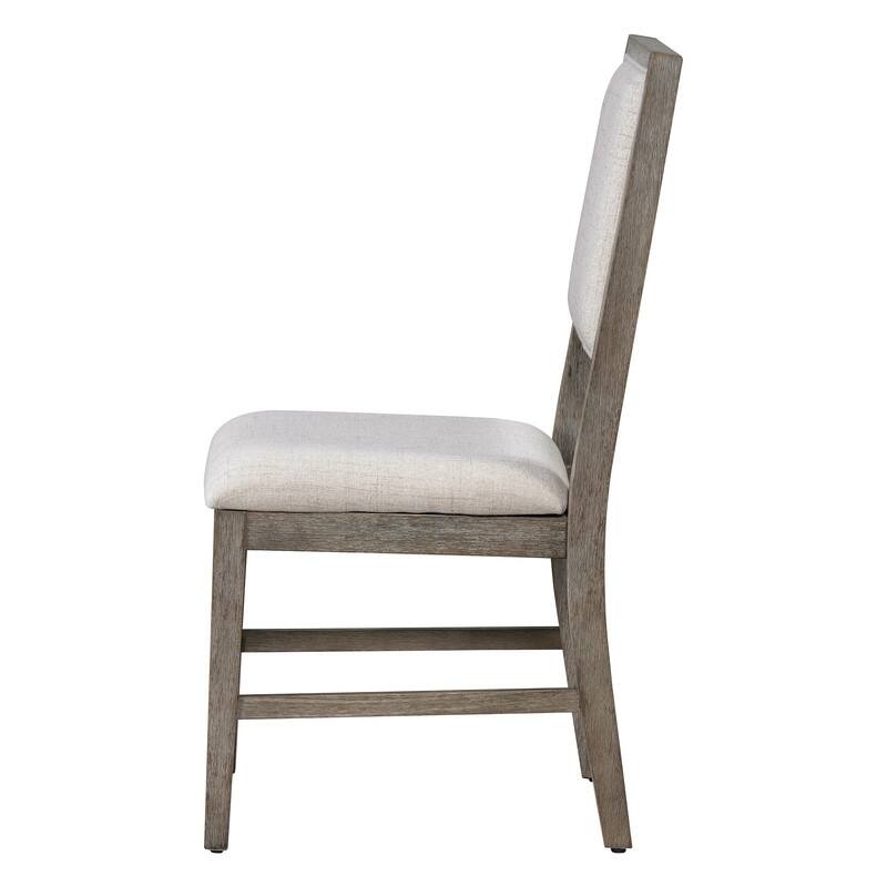 Spruce & Spring Dining Table Set for 6, 6-Piece Mid Century Modern Farmhouse Table with Chairs and Bench