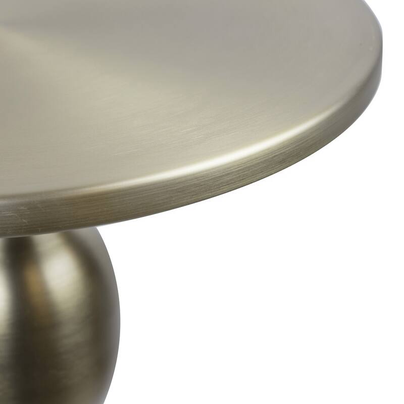 Silver Orchid Ashland 24" Metal Accent Table