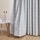 preview thumbnail 5 of 38, HLC.me Lattice Flocked 100% Complete Blackout Thermal Insulated Window Curtain Grommet Panels - Set of 2