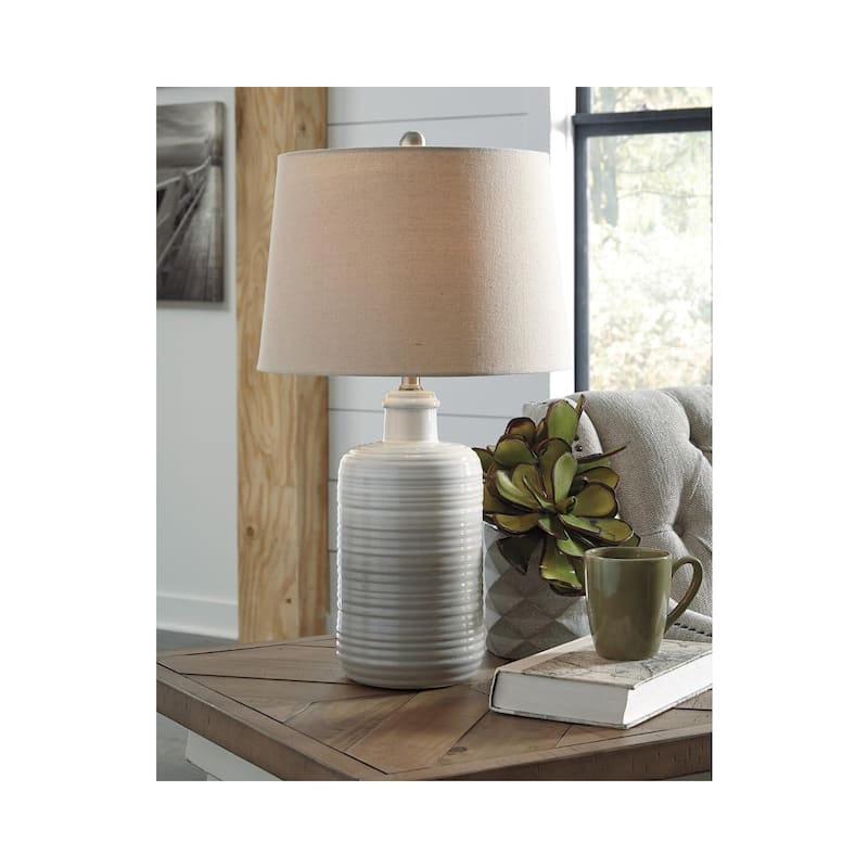 Signature Design by Ashley Marnina Ceramic Table Lamp (Set of 2)