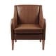preview thumbnail 2 of 8, INK+IVY Ferguson Faux Leather Accent Chair