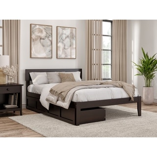 Boston Full Bed with 2 Drawers in Espresso - Bed Bath & Beyond - 35653448