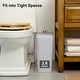 preview thumbnail 7 of 40, 2.6 Gallon Slim Plastic Trash Can with Press Top Lid