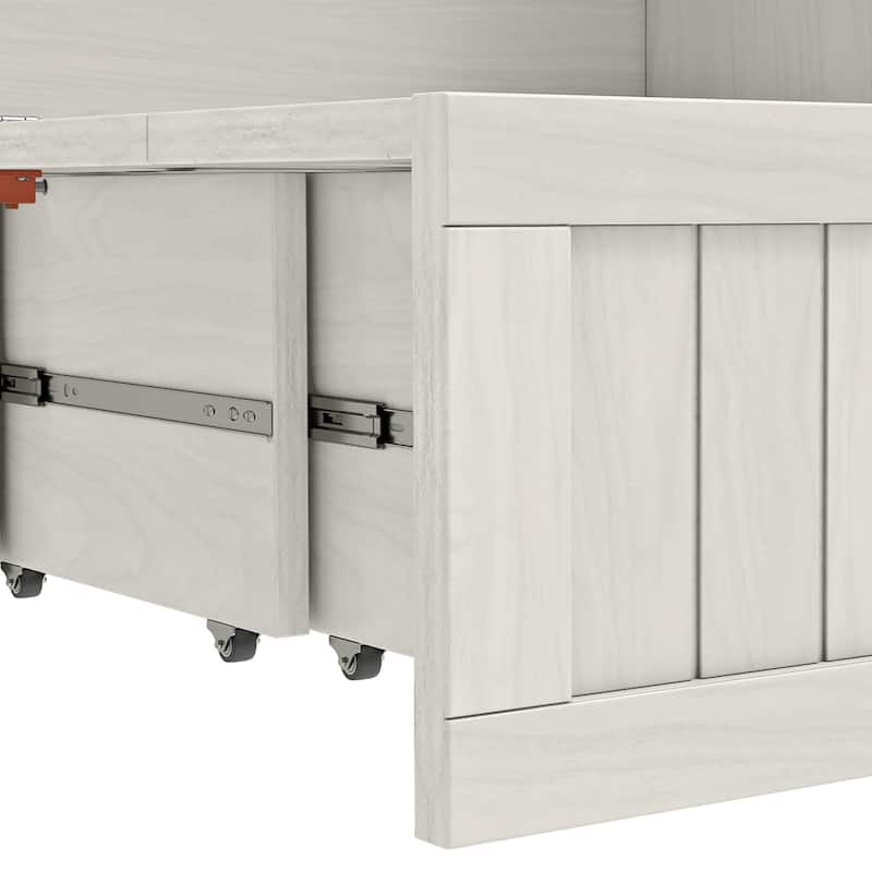 Murphy Bed Chest with Built-In Charger