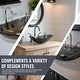 preview thumbnail 5 of 6, Eden Bath Dark Gray Canoe Glass Vessel Sink