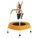 preview thumbnail 8 of 6, MERSCO 28 inch Mini Trampoline with Handle Indoor Outdoor Use - Orange