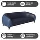 preview thumbnail 5 of 13, Opula Modern 3 Seater Vegan Leather Sofa Armchair in Solid Wood Frame with High Density Foam Cushions and Metal Legs Couch