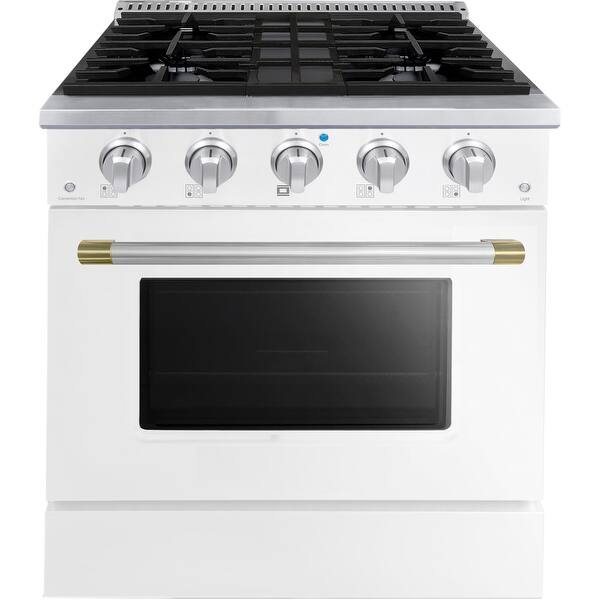 30 Inch Natural Gas Freestanding Range in White Bed Bath & Beyond
