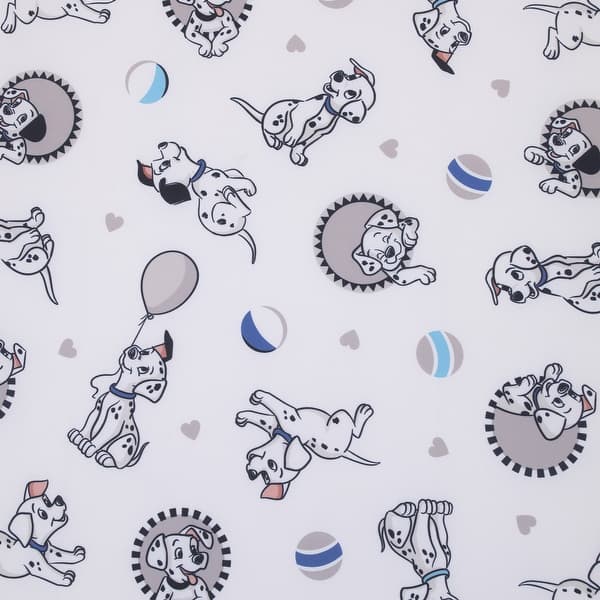 slide 2 of 4, Disney 101 Dalmatians Fitted Mini Crib Sheet