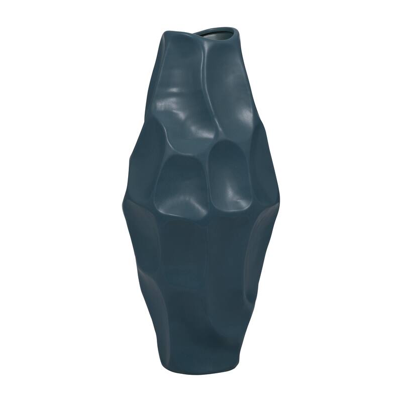 Ceramic Modern Arleta Decorative Vase - Teal