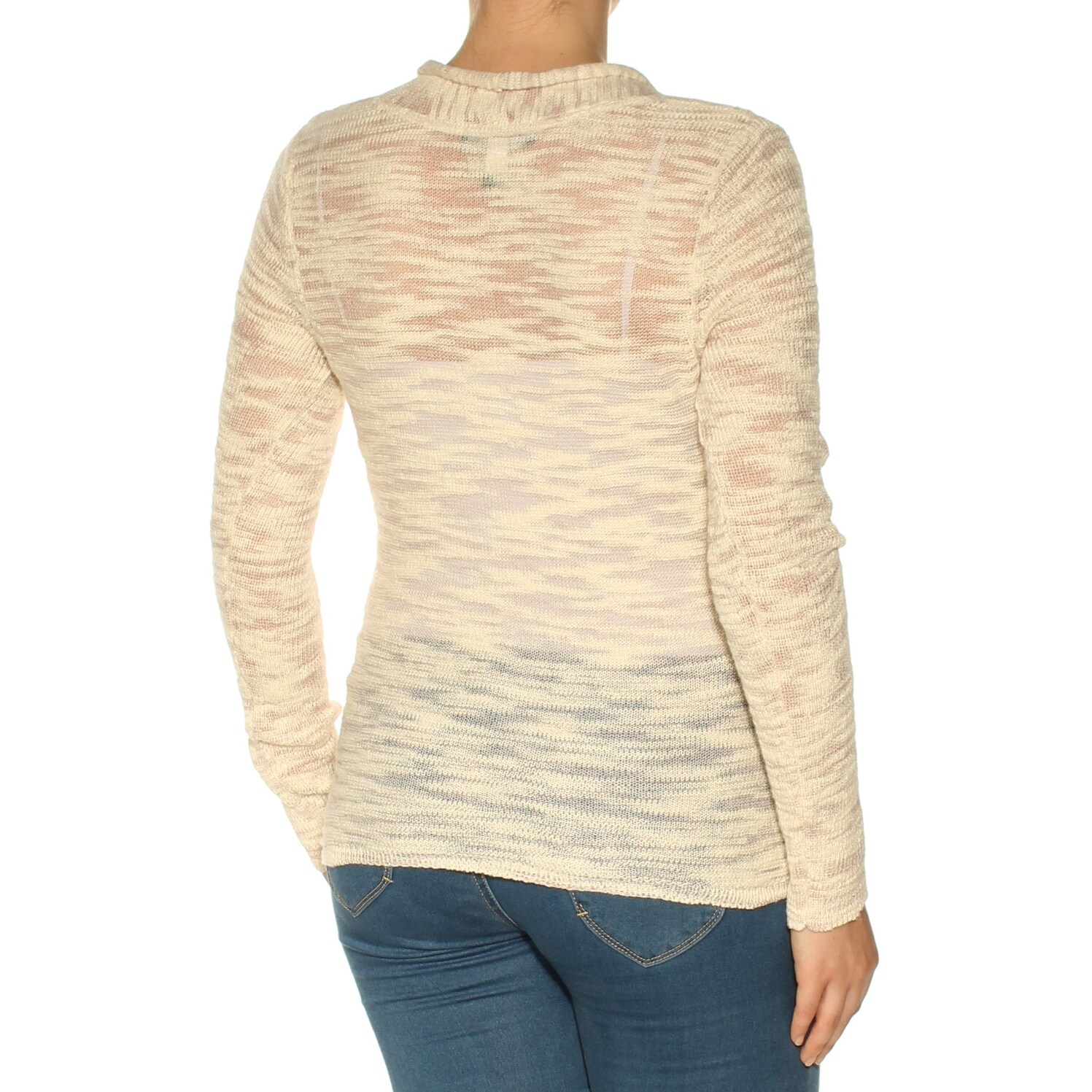 ivory wrap sweater