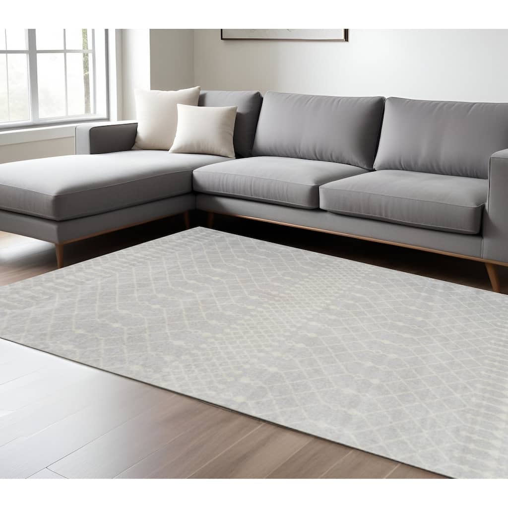 HomeRoots Moroccan Bohemian Rectangle Area Rug