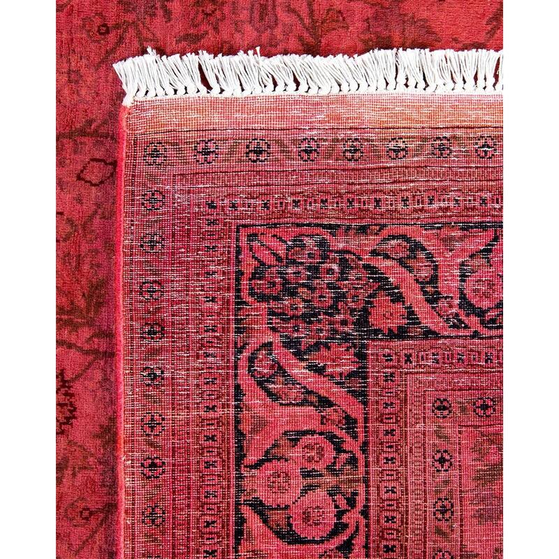Fine Vibrance, One-of-a-Kind Hand-Knotted Area Rug - Pink, 4' 2" x 5' 10" - 4' 2" x 5' 10"