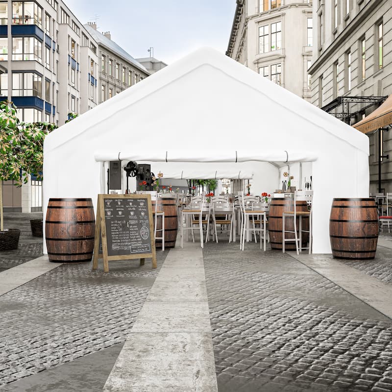 GDFStudio - Nashua Waterproof Event Protection Outdoor Gazebo Pavilion Shelter Tent