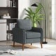 preview thumbnail 2 of 7, Gymax 2PCS Modern Accent Chair Upholstered Mid-Century Armchair w/