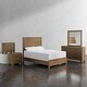 preview thumbnail 1 of 21, Furniture of America Nyess Modern Chestnut Brown 5-Piece Wood Kids Bedroom Set Full