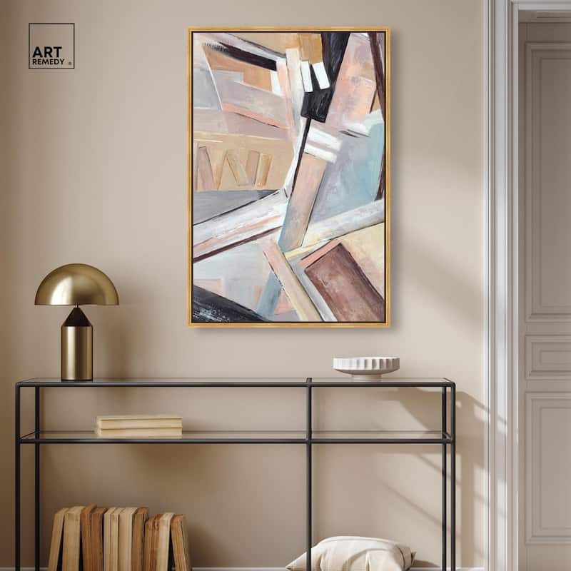 Balancing Lines II Canvas by Art Remedy