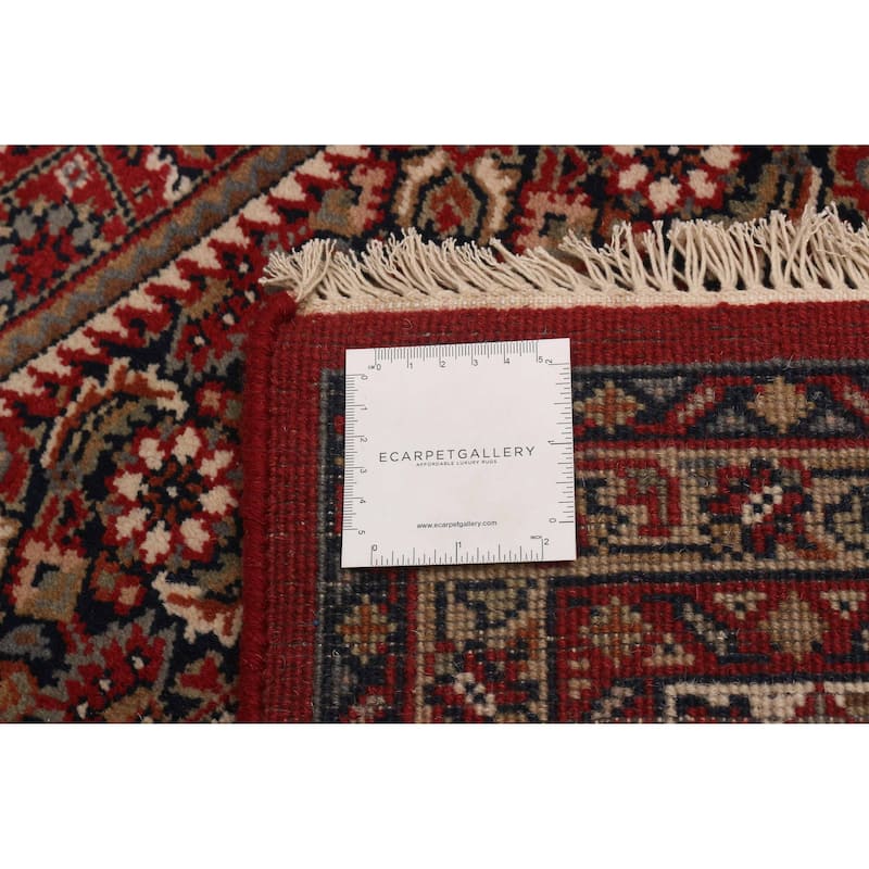 ECARPETGALLERY Hand-knotted Bijar Red Wool Rug - 6'9 x 9'10