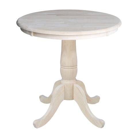 International Concepts 30-inch Round Pedestal Table