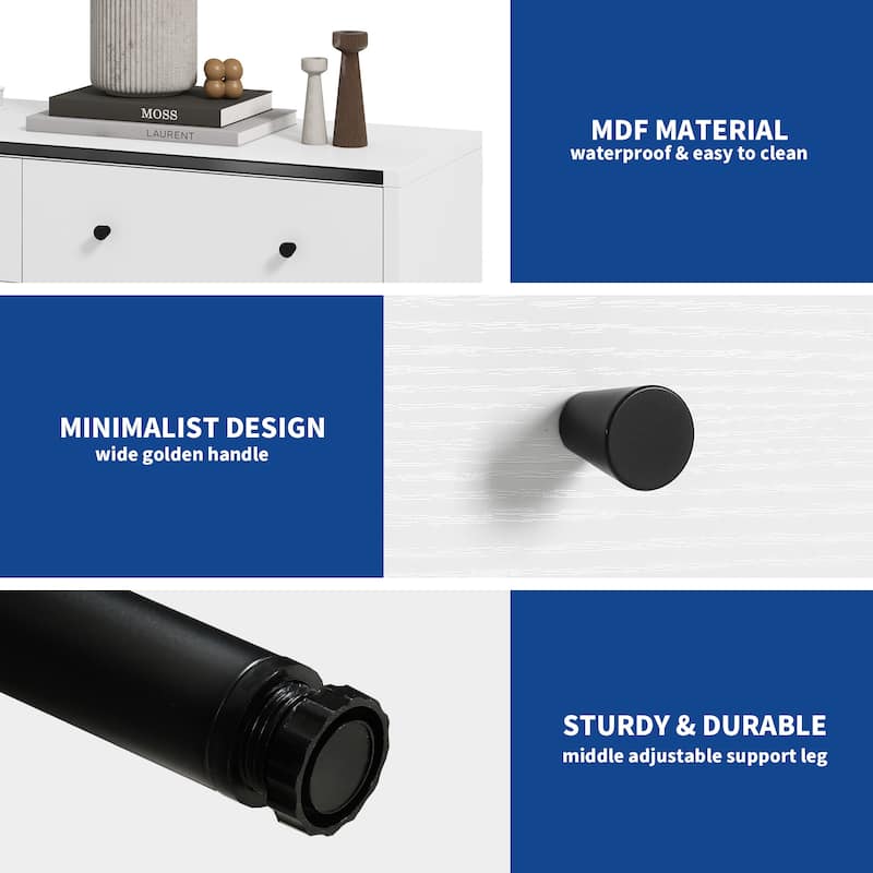 Moasis Modern 6/7 Drawer Chest Drawers Furniture Storage Cabinet For Bedroom Living Room