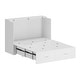 preview thumbnail 13 of 30, Murphy Cabinet Bed , Free-Standing Foldable Murphy Bed Credenza for Guest Room Dresser