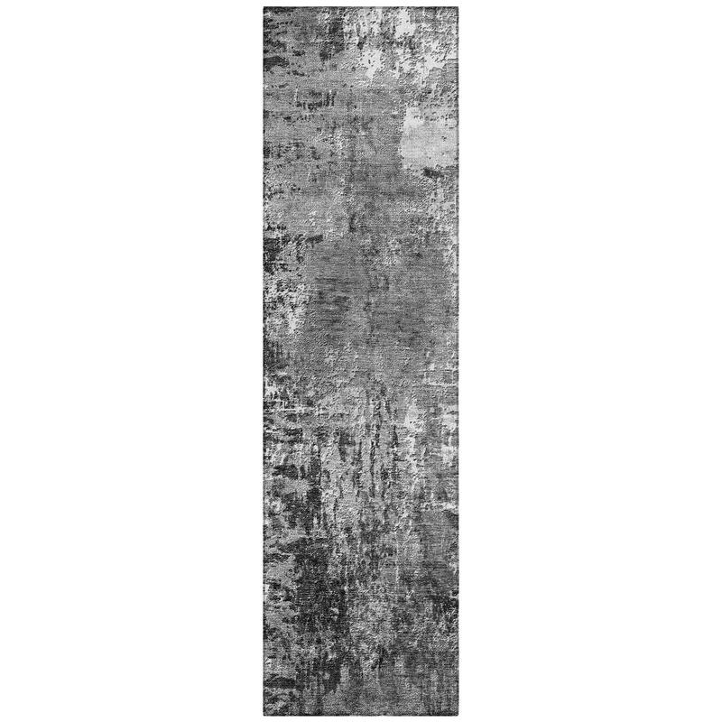 Machine Washable Indoor/ Outdoor Chantille Abstract Contemporry Rug