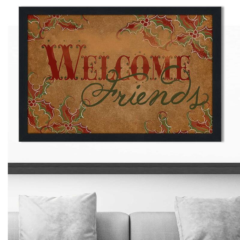 "Welcome Friends" by Jodi Print on Acrylic