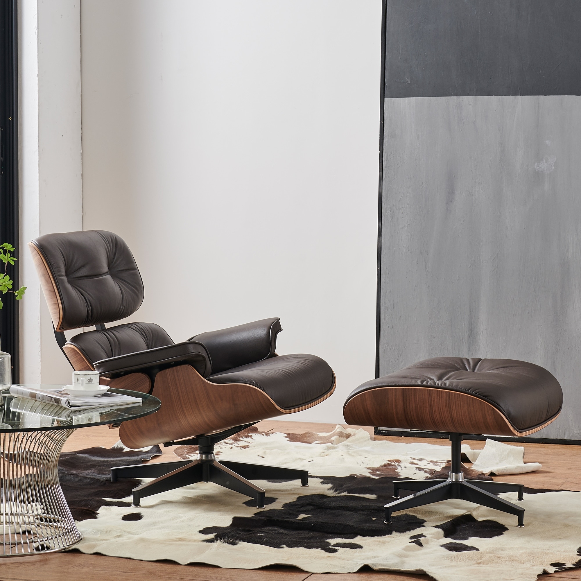 Bingaman lounge chair with ottoman sales