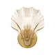 preview thumbnail 4 of 5, SAFAVIEH Lighting Sirena 5-inch Shell Wall Sconce with Bulbs (Set of 2) - 8 in. W x 5.5 in. D x 9.5 in. H