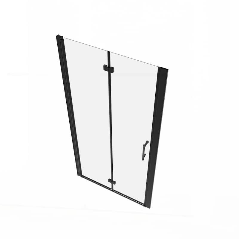Versatile Universal Pivot Shower Door with Advanced Tempered Glass Finish