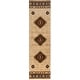 preview thumbnail 52 of 72, Livabliss Nurzhan Southwestern Area Rug Khaki - 2' 2" x 7' 6"