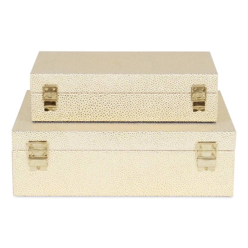 Lusan Black Vinyl Decorative Box Set