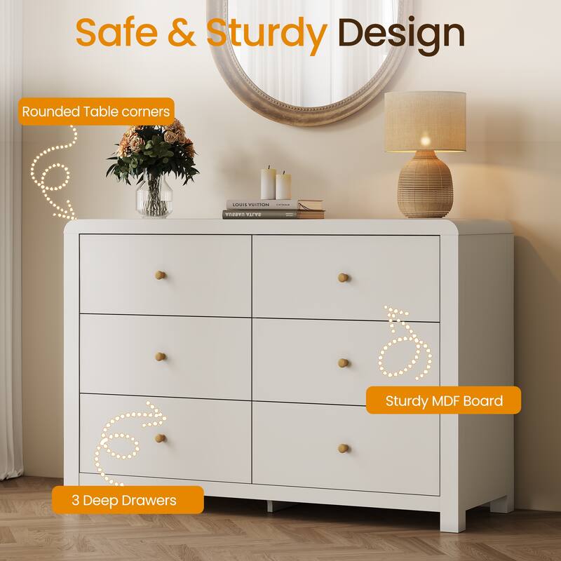 6 Drawer Dresser for Bedroom