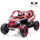 preview thumbnail 1 of 54, Licensed BRP Can-Am 24V 2 Seater Kids UTV Ride on Car with Remote Control Red