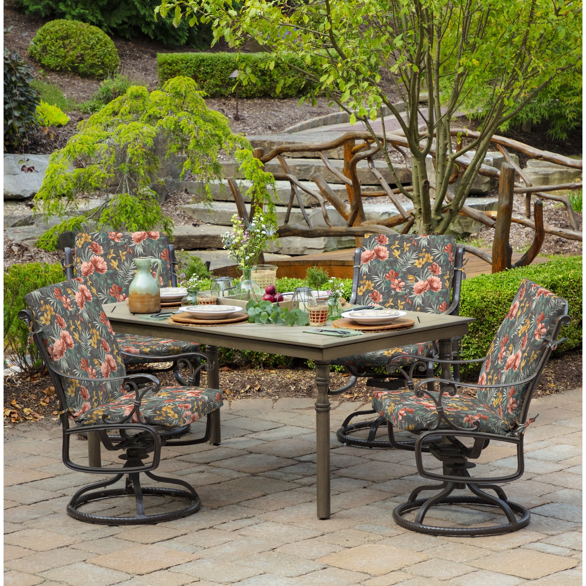 Arden Selections Craft Outdoor 44 x 20 in. High Back Dining Chair