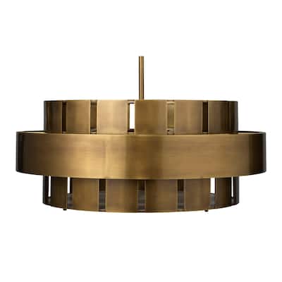 Jamie Young Orbit Steel 4-Light Chandelier