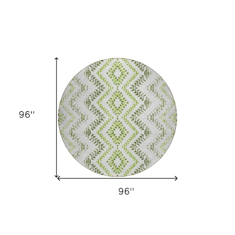 HomeRoots Geometric Transitional Rectangle Outdoor Rug