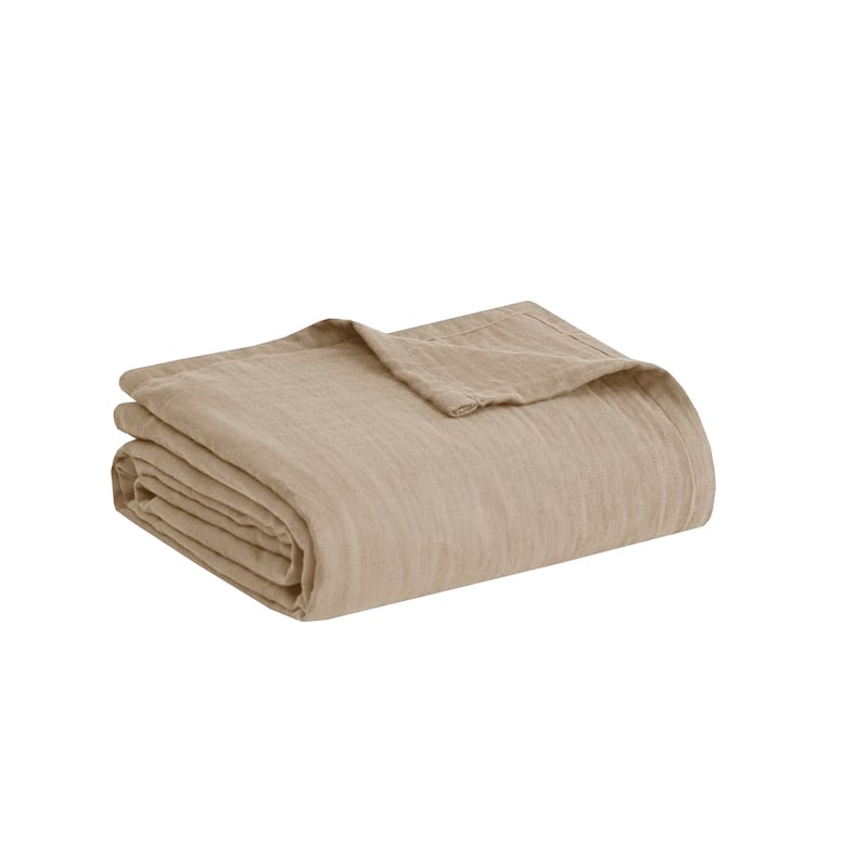 Madison Park Gauze 100% Cotton Lightweight Blanket