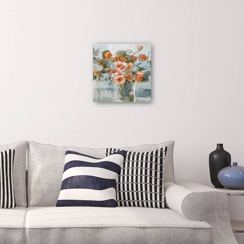 Peachy Dreams By Studio Arts Canvas Art Print