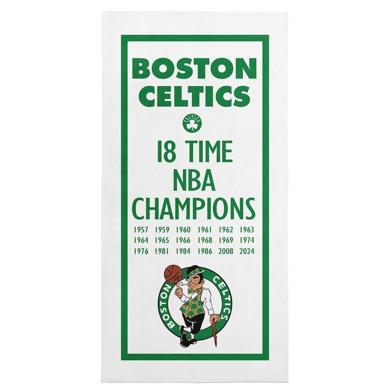 NBA Boston Celtics 2024 NBAMC Lucky Beach Towel - 30" x 60"