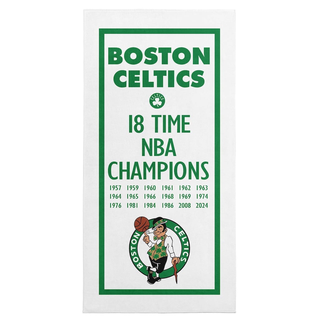 NBA Boston Celtics 2024 NBAMC Lucky Beach Towel - 30" x 60"