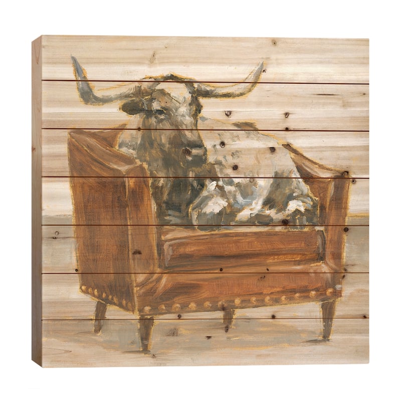 Refined Comfort III Print On Wood by Ethan Harper - Multi-Color - 26x26x1.5