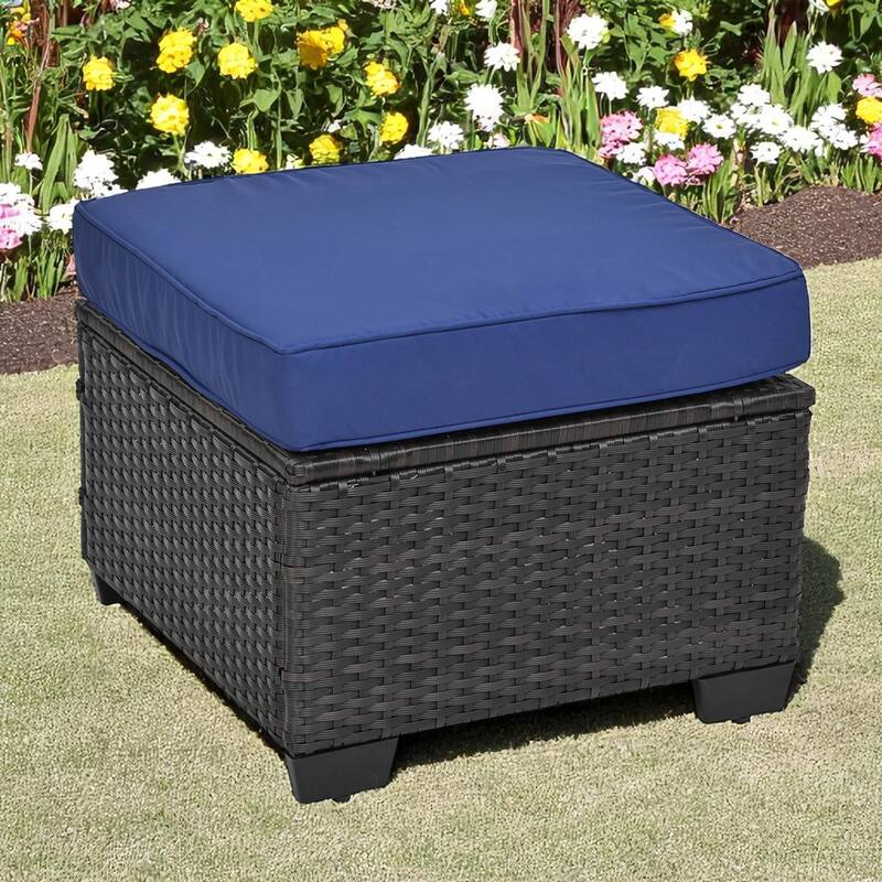 10-Piece Outdoor Patio Furniture Set,outdoor Sectional Sofa with Cushions,Modular Seating with Ottomans and Armchairs