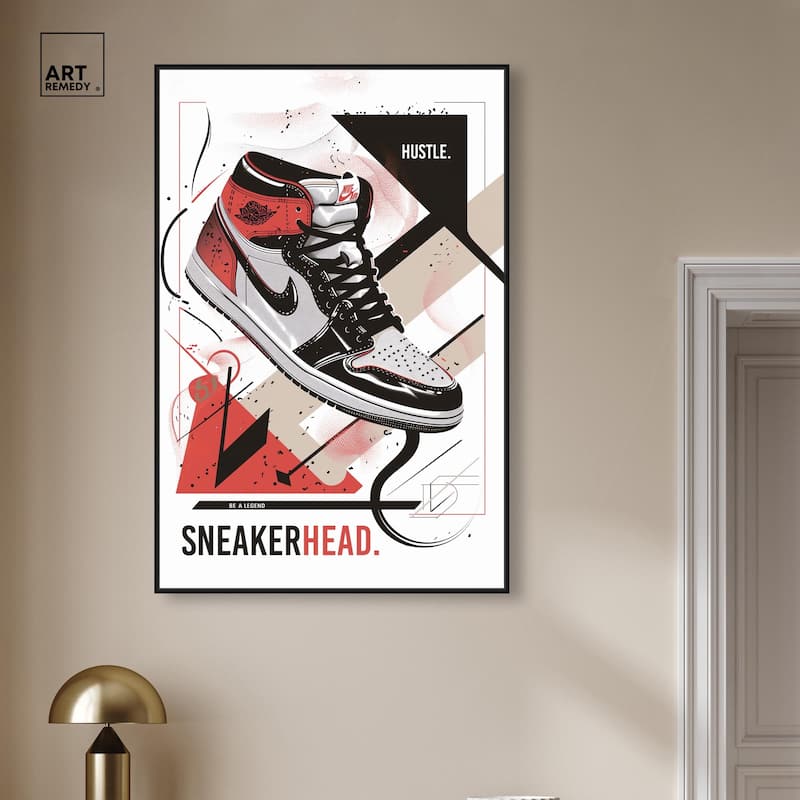 Stylish Sneakerhead Canvas by Art Remedy