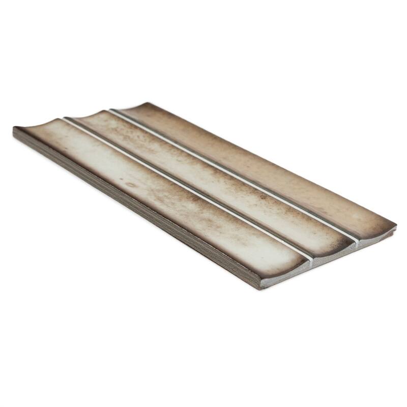 The Tile Life Sakura Fluted 4.5x9 Porcelain Wall Tile