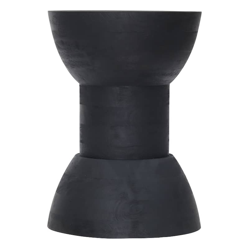 Wisdom Side Table Black - 12.8" W x 12.8" D x 18.5" H