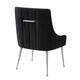 Irina Dining Chair Velvet Side Chair with Stainless Steel Leg