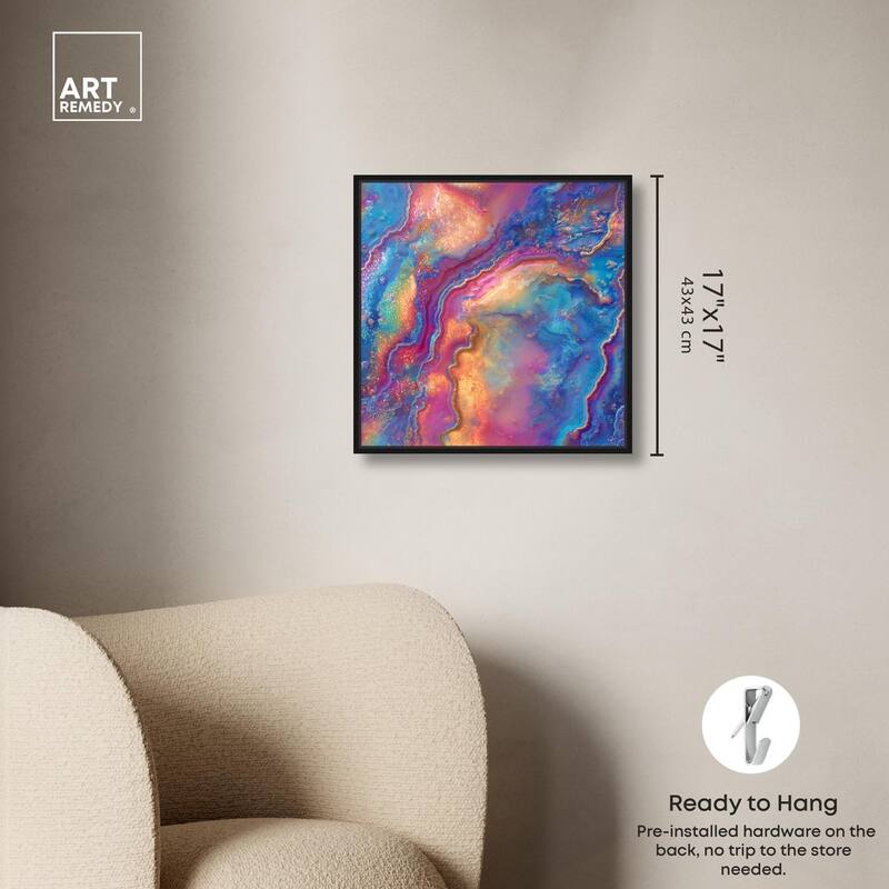 Glittering Spectrum II Canvas by Art Remedy