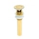preview thumbnail 6 of 8, Brass Polished Centerset Sink Faucet 4" L Brass Lux Belle White Double Handle with Supply Lines and Drain Renovators Supply Yellow